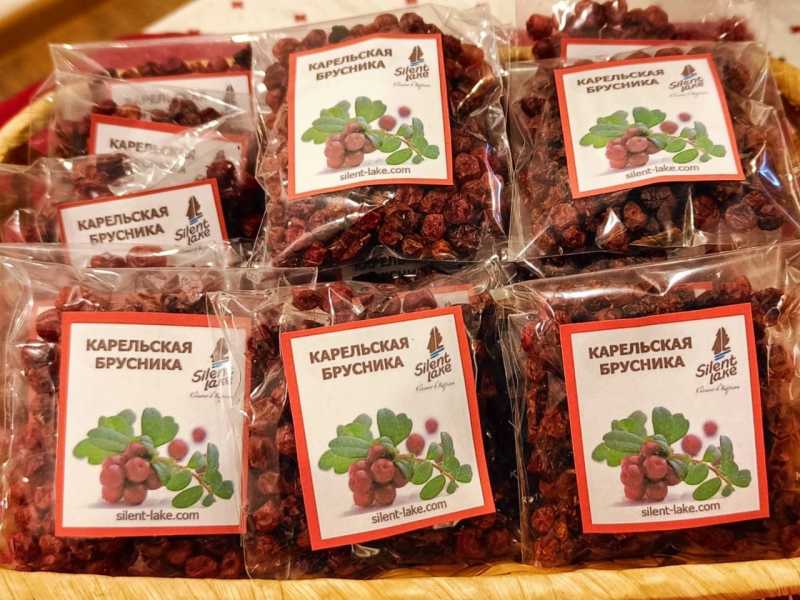 Карельская брусника (сушёная)